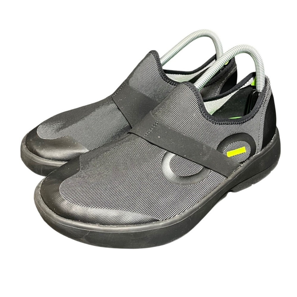 OOFOS OOmg Low Shoe Mens 10 Black Recovery Slip On Sneaker Q4-12312020-5